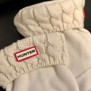 Hunter Kids' HalfCardigan 6 Stitch Boot Socks